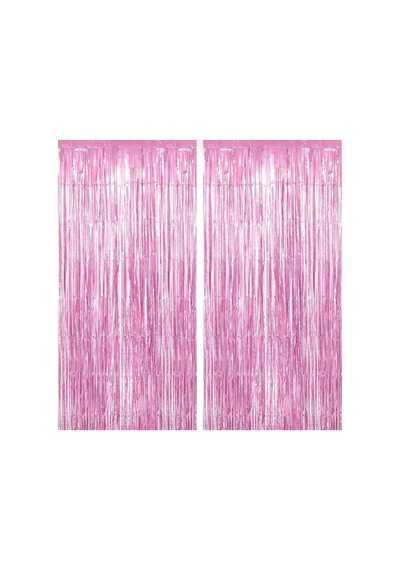 Pembe Arka Fon Doğum Günü Parti Süslemeleri 90 200cm 1 Adet Pembe Tüm Yaşlar
