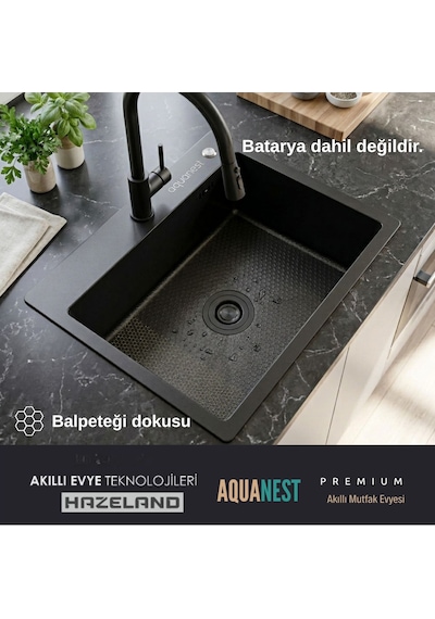 Hazeland Aquanest Urban Mutfak Evyesi 60 45 Antrasit
