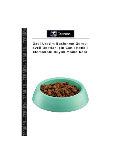 Özel Üretim Beslenme Gereci Evcil Dostlar İçin Canlı Renkli Mamakabı Büyük Mama Kabı