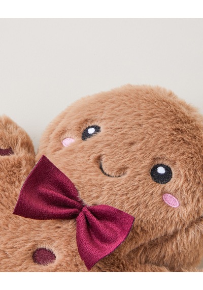 Cookie Man Dekoratif Kırlent 30 Cm Kahverengi