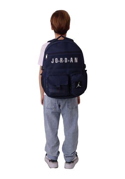 Jordan Air Beş Bölmeli Brooklyn Navy Blue Lacivert Erkek Çocuk Günlük Ve Okul Sırt Çantası - Q3184