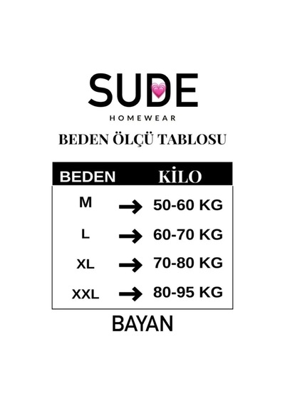 Sude Kadın Önden Düğmeli Süet Pijama Takımı P200/390 - 1 Adet 001