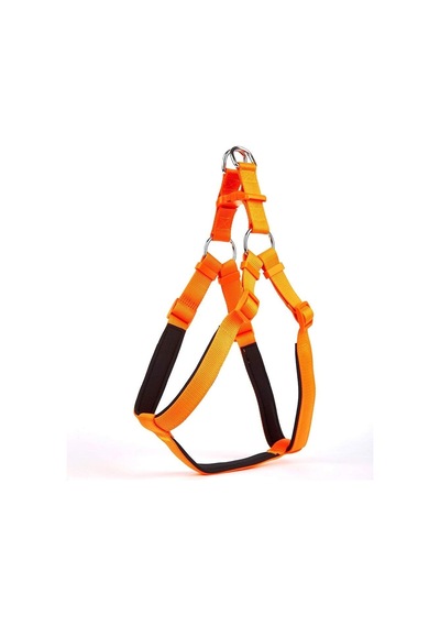 Konfor Ronin Model Dokuma Köpek Göğüs Tasması, Turuncu, 2.5x70-80 Cm Genel