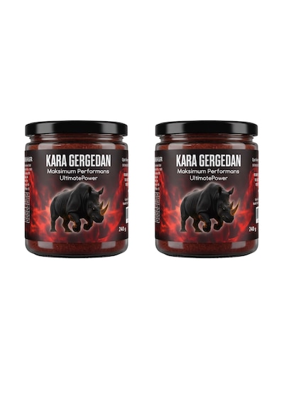 Kara Gergedan Doğal Destek Enerjik Yaşam 240 Gr X 2 Adet