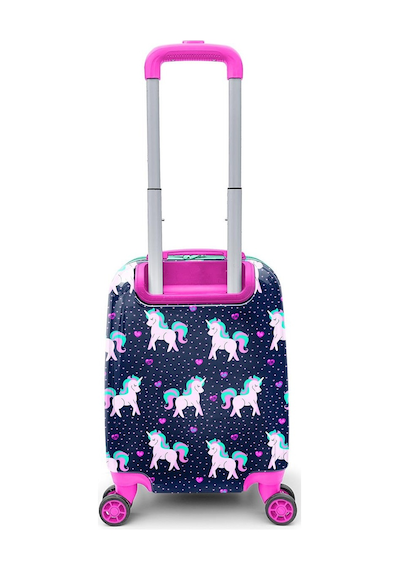 Coral High Kids Lacivert Pembe Unicorn Desenli Çocuk Valizi 16713 Lacivert - Pembe