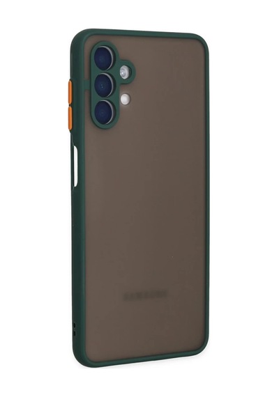 Galaxy A04s Kılıf Montreal Silikon Kapak - Yeşil