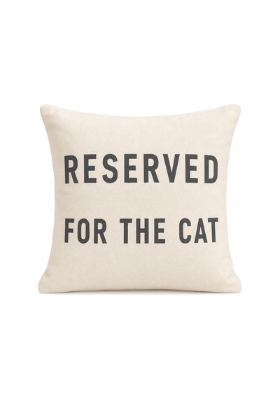 Reserved For Cat Kırlent Kılıfı 43x43 Diğer