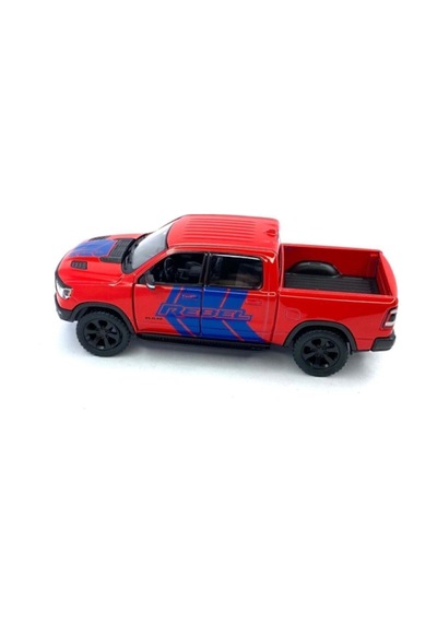 2019 Dodge Ram 1500 W - Çek Bırak Lisanslı Model Oyuncak Araba 1:46 Kırmızı