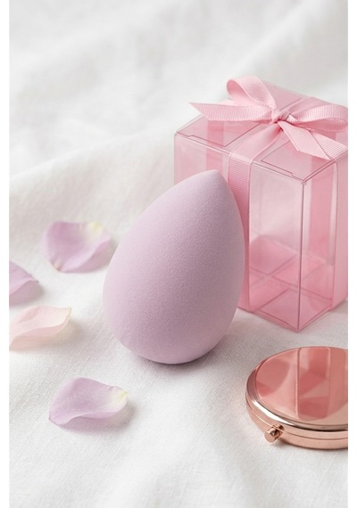 Makyaj Süngeri Pembe Beauty Blender Fondöten Ve Kapatıcı Uygulama Süngeri, 6 Cm