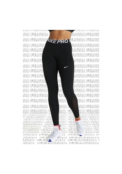 Nike Pro Tigh Fit Full Length Leggings Toparlayıcı Tam Boy Siyah Tayt Siyah