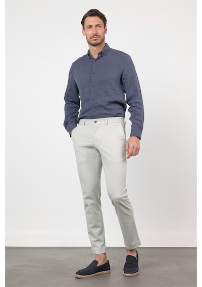 İmza Taş Rengi Yan Cep Örme Slim Fit Esnek Jogger Pantolon 1003260173