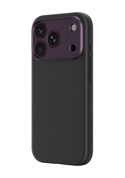 Apple iPhone 18 Pro Max Uyumlu Kılıf M-safe Şarj Özellikli Amazingthing Glamour Lens Serisi Kapak Mor