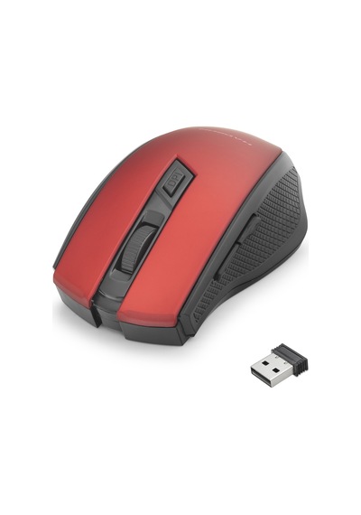 Kablosuz Mouse 800/1600 Dpi - Kırmızı Siyah Hdx3404r Diğer