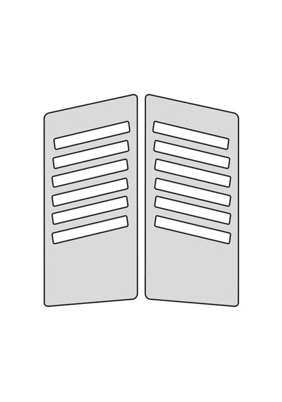Cg Nikel Yan Kapak Sticker Çok Renkli