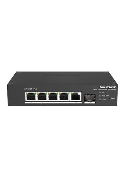 Hıkvısıon Ds-3t1306p-sı/hs 4 Port 10/100+1 Port Rj45/1 Port Sfp Uplınk Yönetilebilir 60w Poe Endüstr
