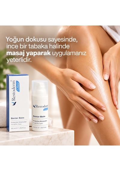 Restoderm Clinic Barrier Balm 50 Ml Yoğun Nemlendirici Ve Cilt Bariyeri Destekleyici Bakım Kremi