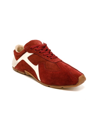 Sneaker Günlük Kadın Rc-25y-187-mıu1005 John May Bordo Süet-bej Cilt Bordo Süet-bej Cilt Bordo - Bej