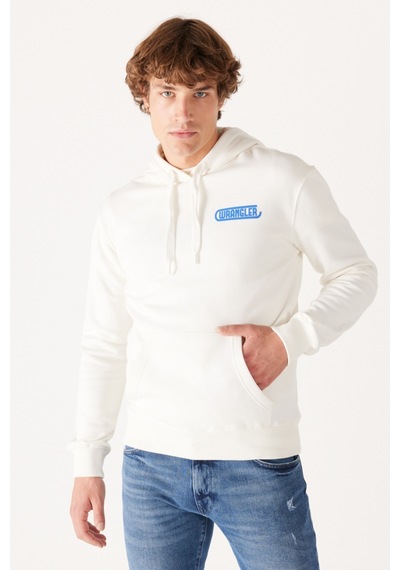 Wrangler Regular Fit Normal Kesim Kırık Beyaz Erkek Kapüşonlu Sweatshirt W232258102 Kırık Beyaz Wrangler Regular Fit Normal Kesim Kırık Beyaz Erkek Kapüşonlu Sweatshirt W232258102 Kırık Beyaz
