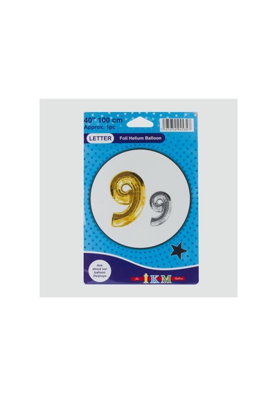 Sarı - 153 - Renkli 40x100 Rakam Folyo - Nazblsmm - Balon 9