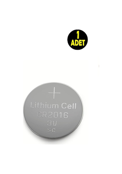 1 Adet 3 Volt Cr2016 Lityum Para Pil Dl2016 Cr 2016 Bios-kepenk-kumanda Terazi Düğme Lithum Pili