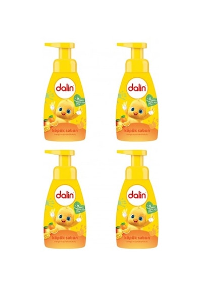 Dalin Mango ve Portakal Kokulu Köpük Sabun 200 ML x 4