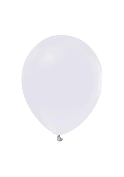 Helyuma Uyumlu Balon Beyaz 12 İnch 5 Adet
