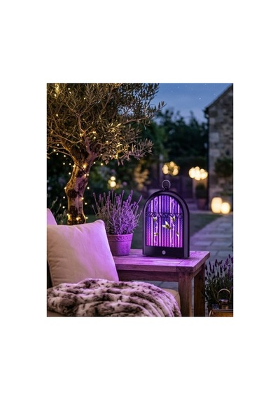 Şarjlı Uv Böcek Öldürücü Lamba Balkon Ve Bahçe İçin Uygun - Hs08376611-7153
