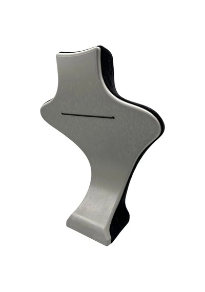 Yerli Üretim Londra Model Süet Kumaş Siyah Renk 28/ 22 Cm Kolye Sergileme Mankeni Çok Renkli