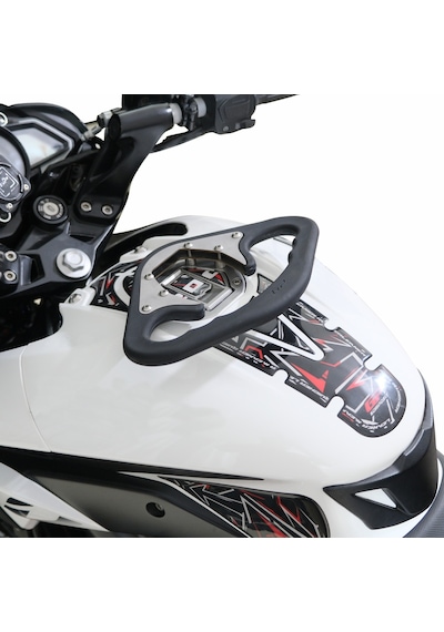 GP Kompozit Bajaj Pulsar NS 200 2011-2024 Uyumlu Depo Üstü Artçı Tutamak Siyah