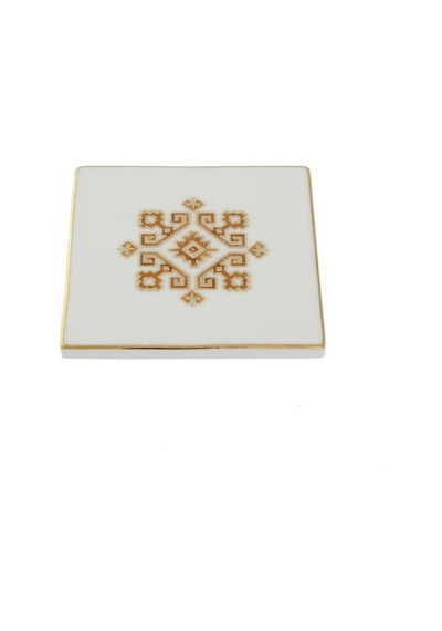 Porland Arabesque Desen1 Bardak Altlığı 10x10 Cm 04alm006813 Çok Renkli