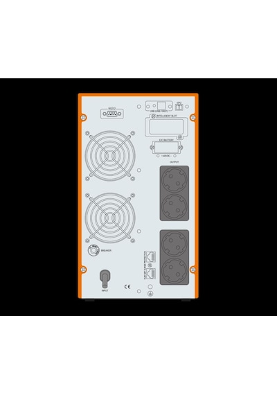 Makelsan Powerpack SE Serisi 3 kVA Online 1F-1F 6x7Ah Akü