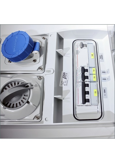 Novsen Ip66 Kombinasyon Panosu 2 Ad. 3x16a, 1 Ad. 5x32a Kilitli P.