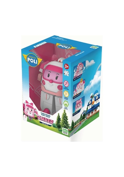 Mey İthalat Robocar Poli Büyük Transforming Robot Amber