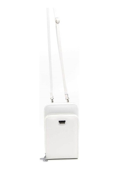 Silver Polo Sp1011 Kadın Telefon Çantası Düz Beyaz-beyaz