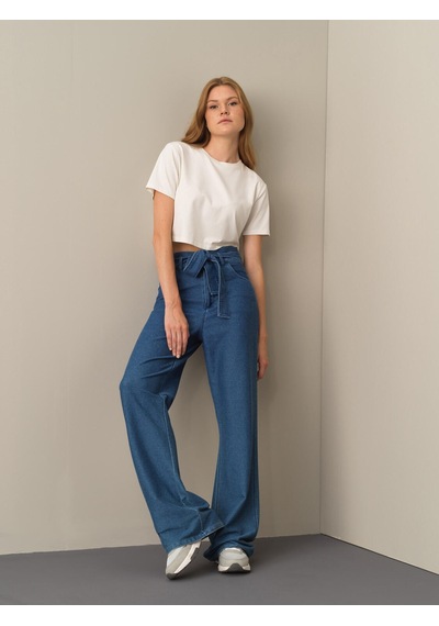 Xint Mavi Regular Fit Pamuklu Pantolon 470367