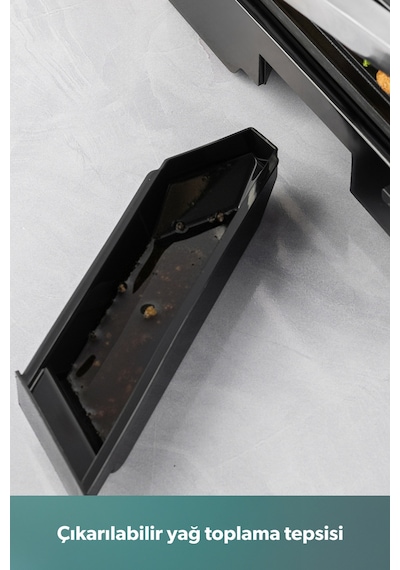 Homend Grilliant 1341h Inox Gövdeli, Döküm Plakalı, 5 Programlı, Led Ekranlı Tost Ve Izgara Makinesi