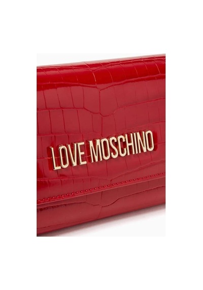 Love Moschino Omuz Çantası Croco Jc4294pp0lkj0500 Kırmızı