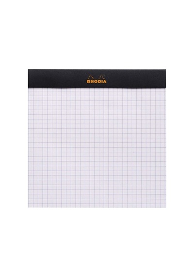 Rhodia Kareli Bloknot, Siyah, 148x148 Mm