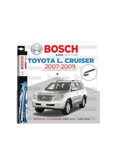 Toyota Uyumlu Land Cruiser Muz Silecek Takımı 2007-2009 Bosch Aerotwin N11.5851