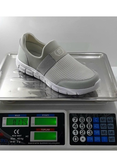 Black Sea Gri Bağacaksız Hafif Ortapedik Unisex Rahat Spor Ayakka - 507539472