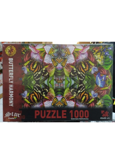Star 1000 Parça Puzzle Butterfly Harmony Kelebek Uyumu
