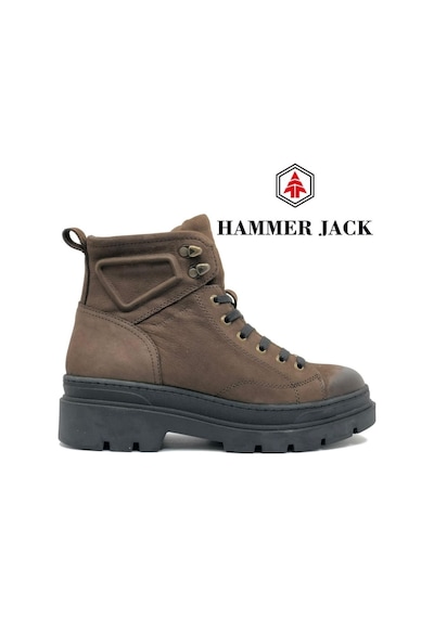 Hammer Jack 102-24862-m Hakko Deri Casual Erkek Bot Kahverengi