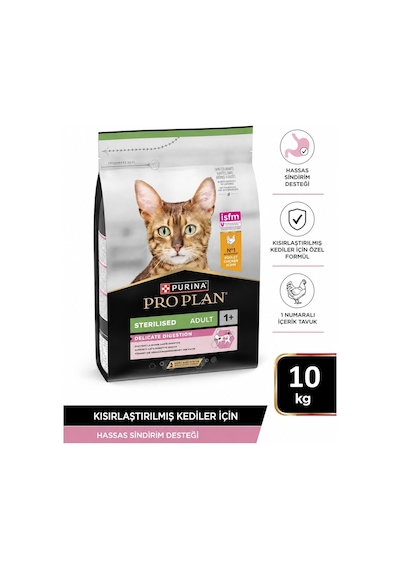 Pro Plan Purina Tavuklu Kuru Sterilize Kedi Mama 10 Kg