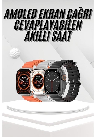 Akıllı Saat Bleutooth Bağlantılı Akıllı Saat Amoled Ekran 49 Mm - Lisinya