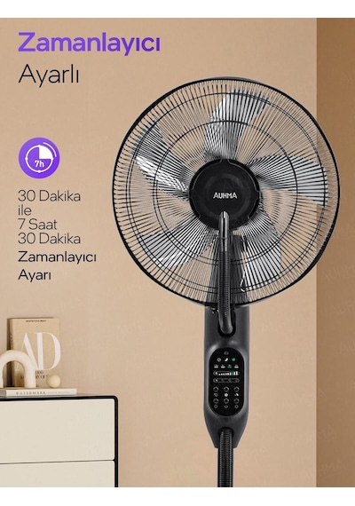 Buzlu Vantilatör Buharlı Nemlendirici Fan Zaman Ayarlı Ultra Sessiz 75 Oda Soğutucu