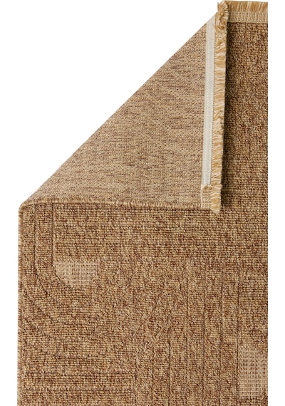 Seyran Loopy 623 Kahve Halı Ince Mutfak Kilim Salon Kesme Halı Yolluk Kahve
