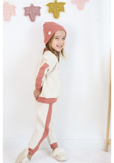 Miababy Cozy Nakış Baskılı 3lü Takım Ekru