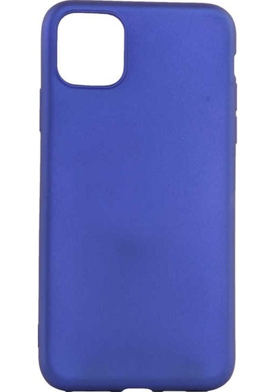 Apple Uyumlu iPhone 11 Pro Max Kılıf Zore Premier Silikon Kapak Saks Mavi