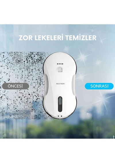 NEUTRON Akıllı Otomatik Cam Temizleme Robotu, Yüksek Tutuş Gücüne Sahip Cam Temizleme Robotu