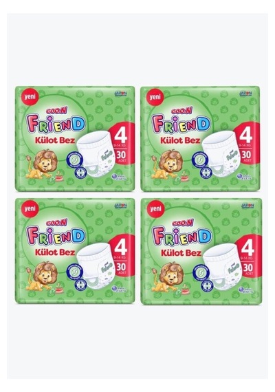 Goo N Goon Friend Külot Bez 4 Beden 30 X 4 Adet